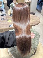 ジーナ 渋谷本店(Zina)&nbsp;透明感ラテカラー  髪質改善