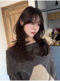 大分韓国ヘアかき上げレイヤーカット