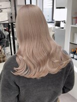 ベレーザ 渋谷(BELEZA)&nbsp;渋谷ミルクティーベージュハイトーンカラーヘーゼルベージュ韓国