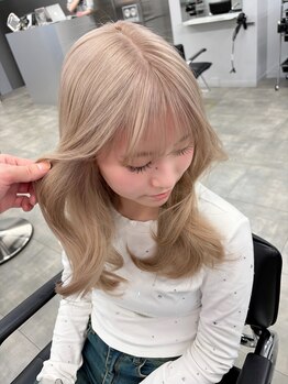 ハスキー(HUSKY)の写真/次世代ケアブリーチ“髪質改善ブリーチ”登場!色落ちまで長く楽しむカラーは【HUSKY】で［京都/ブリーチ］