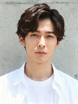 エイチ メンズ(H)&nbsp;テーパーフェードメンズウルフラルフカール韓国マッシュマンバン