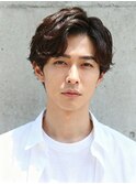テーパーフェードメンズウルフラルフカール韓国マッシュマンバン