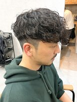 エルマーク メンズパーマ 心斎橋(L-MARK)&nbsp;シャドウパーマ/メンズカット/波巻きパーマ/ツイスパ