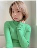 扱いやすくツヤツヤの髪に!【縮毛矯正+ケアカラー+集中TR +カット】24980円