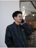 スパイキーショート　ピンパーマ　テーパーフェード　福岡　吉塚