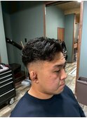 MEN'S/スキンフェードカット/アイロンパーマ/流山おおたかの森