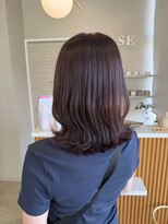 ミューズ 守山店(MUSE) くびれミディアム×艶ピンクブラウン