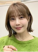 切りっぱなしボブ大人ボブくびれボブ結べるボブレイヤーボブ