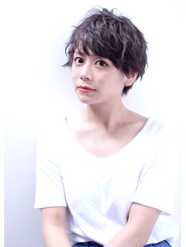 クルー(Creww KYOTO) 無造作カールなガーリーショート