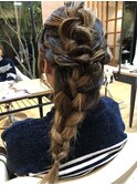編み下ろしアレンジstyle☆
