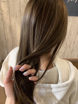 アンク クロス 関内店 ブラウンアッシュベージュ 【mifuyu】