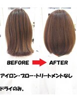 ヘアーデザインムーヴ(Hair design MOVE) カット+髪質改善