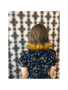 ヘアデザイン ダブル(hair design Double) 毛先ビビッドカラーで周りと差をつけよう♪