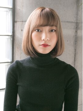 リリアン 表参道(relian) まとまるボブ　ナチュラルベージュ