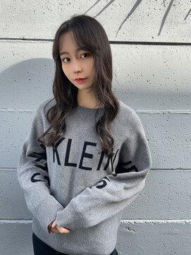 アローラ 三軒茶屋(Allora) 韓国風センターパート☆オルチャンヘア