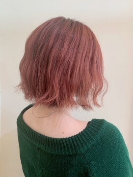 ヘアー デザイナーズ サロン アヴァンセ(HAIR DESIGNER'S SALON AVANCE) ペールピンクカラー☆