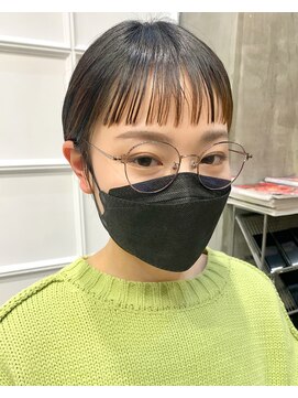 グリーン 表参道(green) 【KANA】コンパクトショート/ショートバング