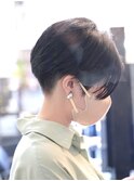 【SHARON原宿】前下がり×黒髪ハンサムショート