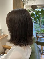 ホロホロ ヘアーデザイン(holoholo Hair Design)&nbsp;20代30代40代50代◎乾かすだけで決まる小顔ミディアム外ハネボブ