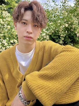 オムデュー(HOMME DEUX) 【YUKI】波巻きパーマ