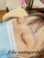 フェリア サウスガーデン(felia southgarden) 【50代お客様】 まつ毛ケアを継続して行う事が大切です