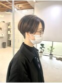 前下がりハンサムショート/刈り上げ/ツーブロック