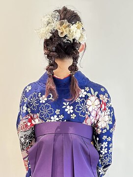 綾橘 卒業式　ヘアセット＆袴着付　［所沢］