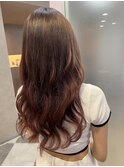 #エクステ#プルエクステ#ピンク#ピンクブラウン