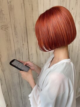 ルク(Luc.) オレンジ×ミニボブ