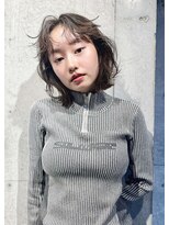 ノースイースト 登戸店(northeast)&nbsp;【向ヶ丘遊園】ボブ/センターパート/ラベンダーグレージュ