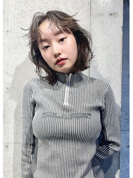 ノースイースト 登戸店(northeast) 【向ヶ丘遊園】ボブ/センターパート/ラベンダーグレージュ