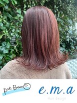 エマヘアデザイン(e.m.a Hair design)&nbsp;ピンクブラウン