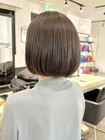 ファイブシーン アオヤマ(5SCENE AOYAMA)&nbsp;切りっぱなしボブミニボブパーマくびれボブ外ハネボブブリーチ