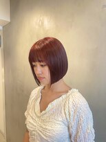 リアン(Lien)&nbsp;チェリーレッド×ミニボブ