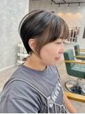 ヘムライト/インナーカラー/ショート/マッシュショート
