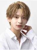 メンズ波巻きツイスパニュアンススパイラルスパイキーショート