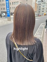 オーガニック アトリエ 大宮(organic+atelier)&nbsp;ミルクティーアッシュハイトーン透明感グレージュ極細ハイライト