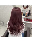 ブリーチ1回～ワインレッドカラー♪♪