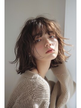 ラナ 新宿(lana) レイヤーボブ/ボブ/タッセルボブ/顔まわり/【lana hair 新宿】