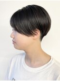 【松戸　松田】ハンサムショート　刈り上げ　前髪あり