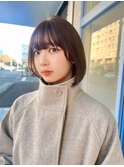 マロンベージュ  透明感カラー 赤み消しカラー