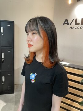 アイリー 名古屋(A/LEE) オレンジカラー/夏カラー/イヤリングカラー