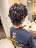 キャンバス バイ ネオリーブ 横浜西口(Canvas by neo.)&nbsp;横浜★ウルフのツイストスパイラルパーマ