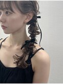 ニュアンス編みおろしヘア レイ
