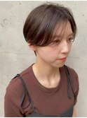 #ハンサムショート　#長め前髪