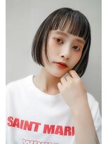 ギークス(GEEKS)&nbsp;【GEEKS渋谷】オン眉ボブ/アンブレラカラー/初ブリーチ/秋カラー