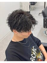 ブライト(BRIGHT)&nbsp;シャドウパーマセンターパート