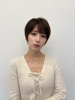 ルージュシー 堀江(RU10C)&nbsp;前下がりボブレイヤーカットハンサムショートミディアムヘア