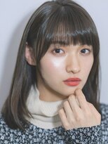 エミュ 表参道 青山(emu)&nbsp;【emu井上信洋】ブルーグレーカラーでツヤ透明感ミディアムボブ
