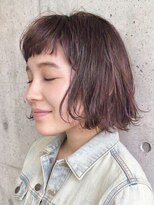トゥルートラスト 和戸店(True Trust)&nbsp;ナチュラルボブ×パーマスタイル ラベンダーグレーUP